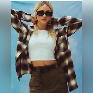 New Tilly’s RSQ Plaid Flannel Size S